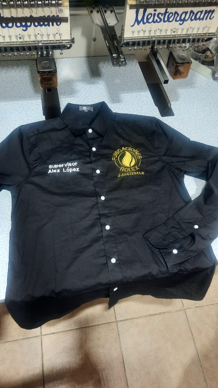 Camisas tipo Columbia bordadas para trabajo de campo