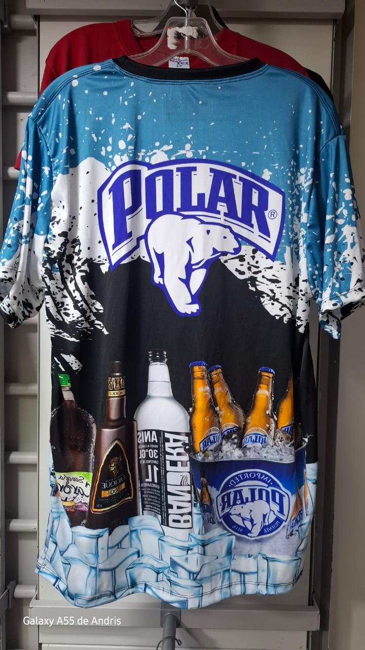 Franelas full print sublimadas para empresas